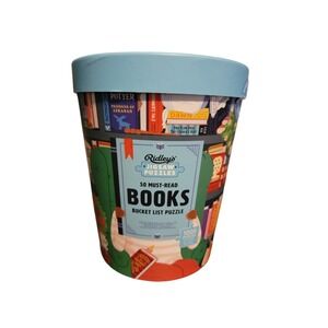 Ridley's 50 Must-Read Books Bucket List 1000 piece Jigsaw Puzzle NEW!